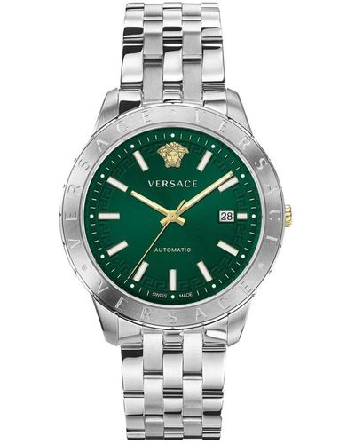 Versace Automatico verde acciaio orologio
