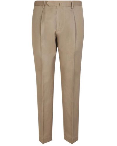 Dell'Oglio Suit Trousers - Natural