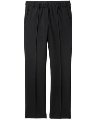 Luisa Cerano Cropped Trousers - Black