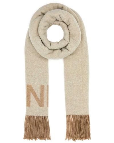 Ganni Winter scarves - Neutro