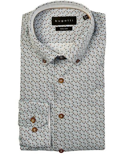 Bugatti Shirts > casual shirts - Gris
