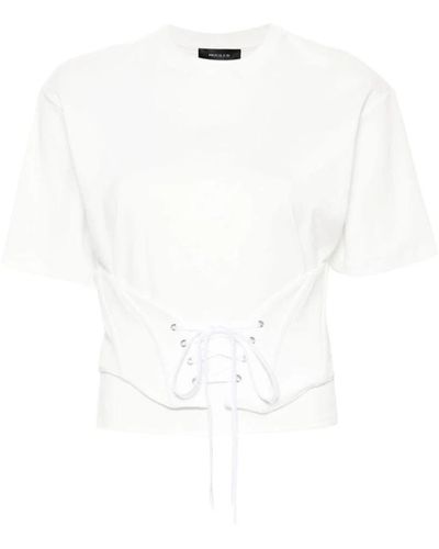 Mugler T-Shirts - White
