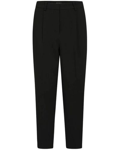 Bruuns Bazaar Trousers > slim-fit trousers - Noir
