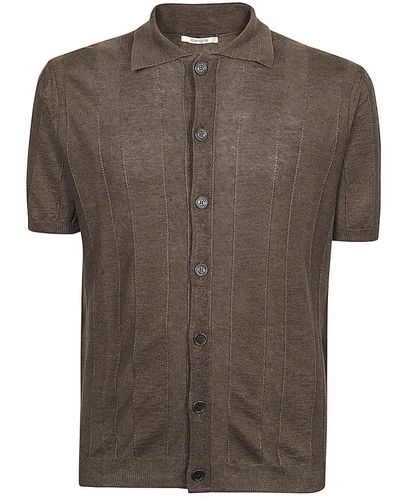 Kangra Shirts > short sleeve shirts - Marron