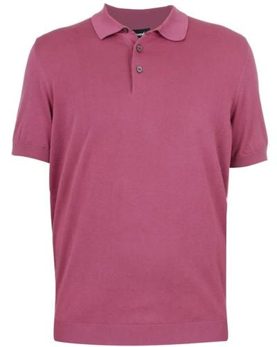 Drumohr Polo Shirts - Pink