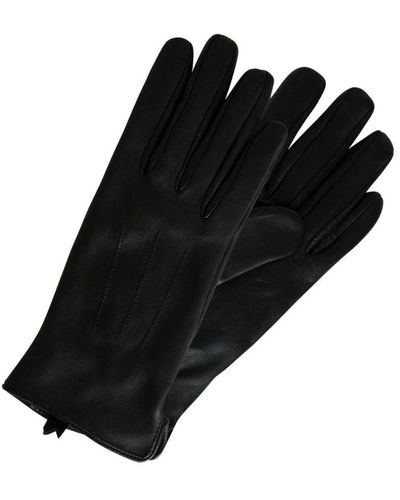 Pieces Schwarze handschuhe für herbst/winter