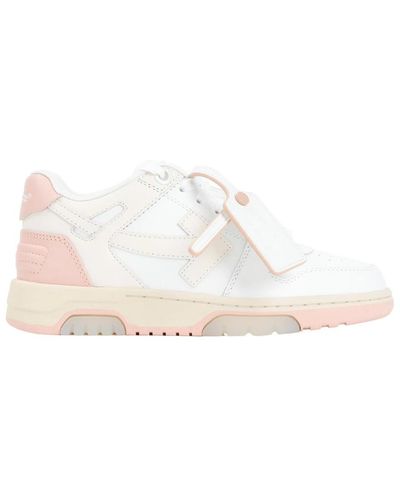 Off-White c/o Virgil Abloh Weiße rosa sneakers ss24 off