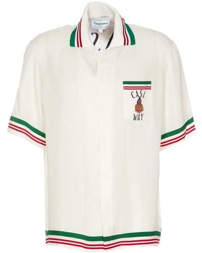 Casablancabrand Polo shirts - Bianco