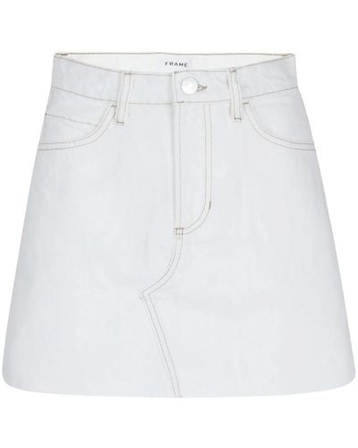 FRAME Denim Skirts - White