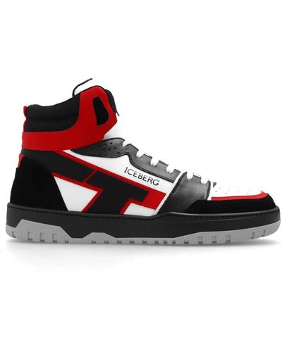 Iceberg Shoes > sneakers - Rouge