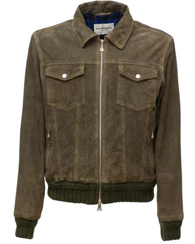 Roy Rogers Leather Jackets - Green