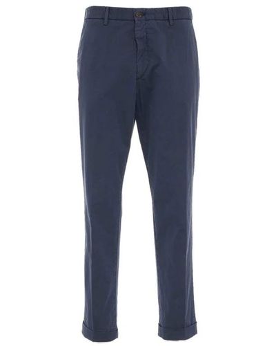BRIGLIA Slim-Fit Trousers - Blue