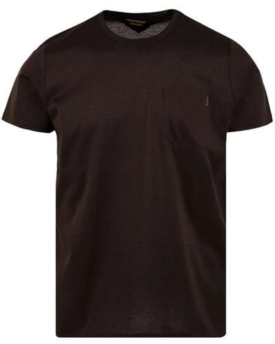 Moorer T-shirt e polo marroni - Nero