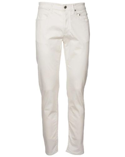 Siviglia Slim-Fit Trousers - White
