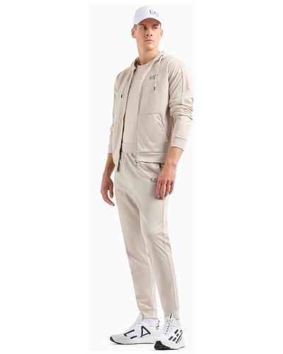 Emporio Armani Hooded visibility trainingsanzug - Weiß