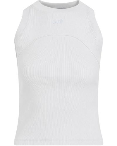 Off-White c/o Virgil Abloh Tops > sleeveless tops - Blanc