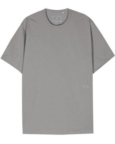 Y-3 Kurzarm-t-shirt - Grau