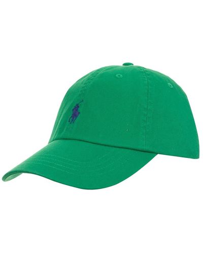 Ralph Lauren Cappellino sportivo con ricamo polo - Verde