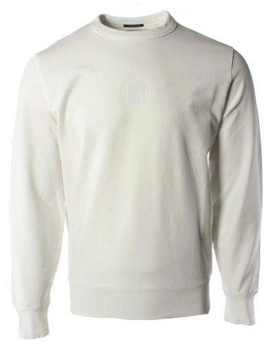 C.P. Company Stretch fleece crew neck sweater - Grigio