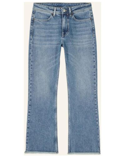 Ba&sh Cropped Jeans - Blue