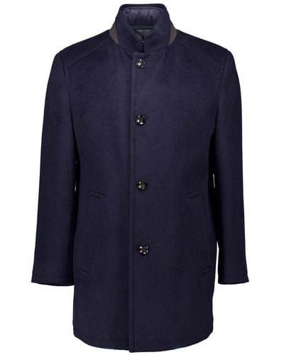 Bugatti Coats > single-breasted coats - Bleu