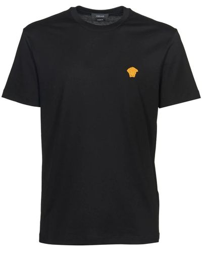 Versace T-shirt Met Medusapatroon - Zwart