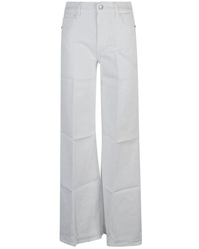 FRAME Wide trousers - Gris