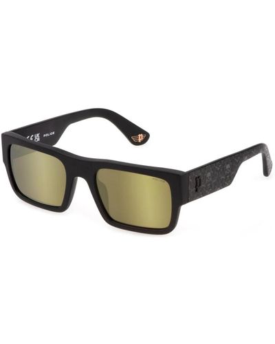Police Stilvolle sonnenbrille in farbe 703g - Grün