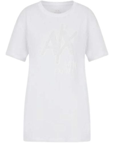 Armani Exchange Camiseta básica - Blanco