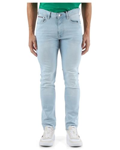 Tommy Hilfiger Slim fit jeans fünf taschen bleecker - Blau