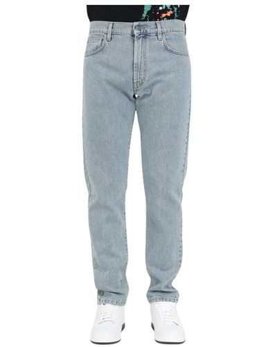 Moschino Jeans > loose-fit jeans - Bleu