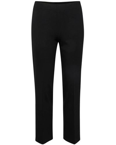 Part Two Straight trousers - Schwarz