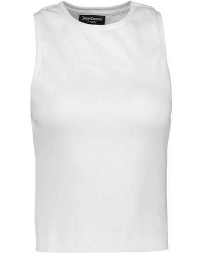 Juicy Couture Sleeveless Tops - White
