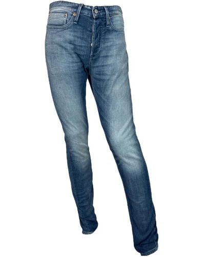 Denham Slim fit razor jeans mid - Azul