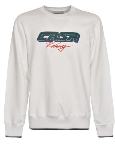 Casablancabrand Racing sweatshirt kollektion - Grau