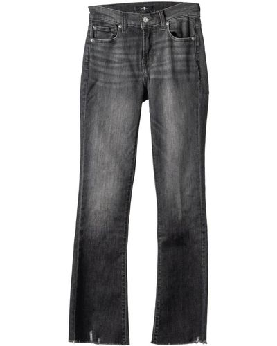 7 For All Mankind Luxuriöse bootcut tailorless jeans 7 for all kind - Grau