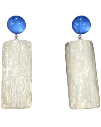 Emporio Armani Accessories > jewellery > earrings - Blanc