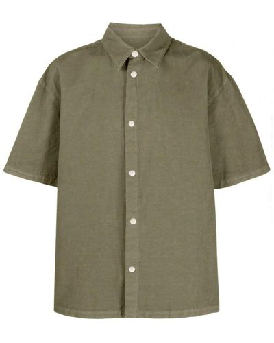 Heron Preston Short Sleeve Shirts - Green