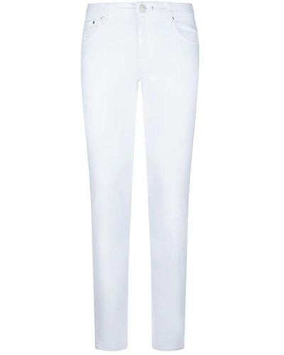Hand Picked Collezione classica di jeans in denim - Bianco