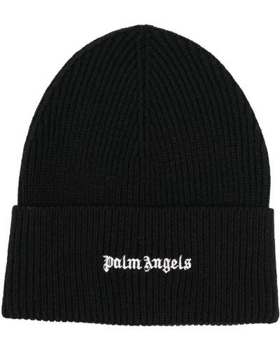 Palm Angels Beanies - Black