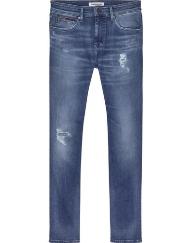 Tommy Hilfiger Men clothing jeans denim aw22 - Blu