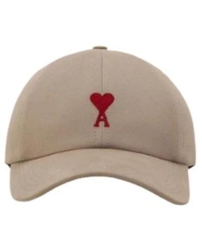 Ami Paris Accessories > hats > caps - Marron