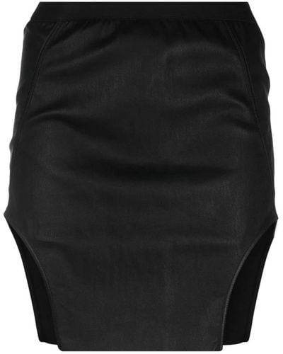 Rick Owens Short Skirts - Black