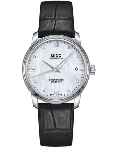 MIDO Cronometro lady orologio diamanti - Bianco