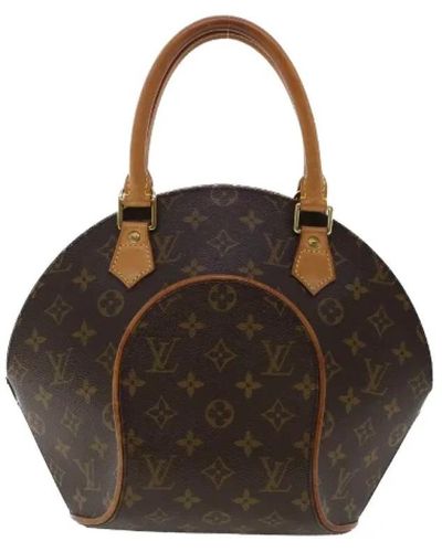 Louis Vuitton Borsa a mano louis vuitton ellipse in tela marrone usata