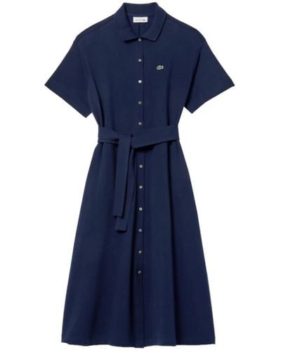 Lacoste Shirt dresses - Azul