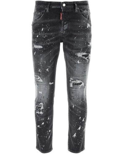 DSquared² Klassische denim jeans für den alltag - Grau