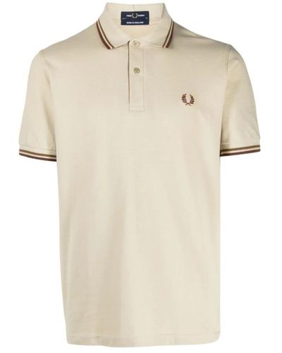 Fred Perry Polo Shirts - Natural