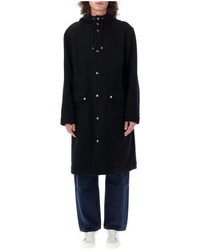 Aspesi Coats > single-breasted coats - Noir