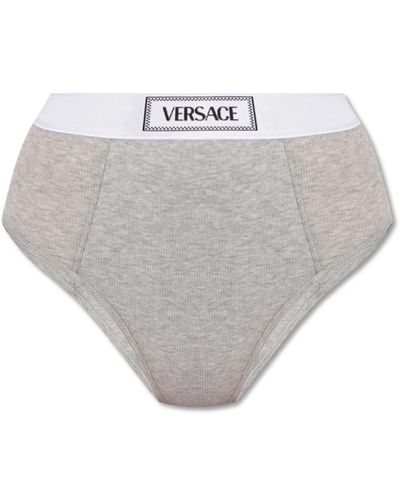 Versace Slip in cotone - Grigio